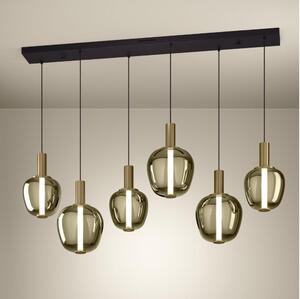 Eglo 390466 - Lampadario LED dimmerabile FRUITERA 3xLED/5W/230V+3xLED/6,5W+ 6xLED/1,6W dorato