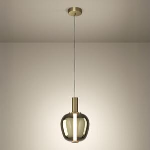 Eglo 390464 - Lampadario LED dimmerabile su cavo FRUITERA LED/6W/230V + LED/1,6W oro
