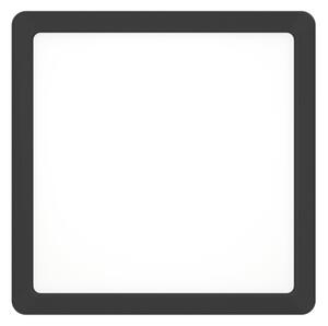 Eglo 901329 - Plafoniera da soffitto per bagno FUEVA LED/10,5W/230V 22x22cm IP44 nera