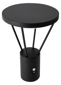 Lampade da esterno Lucande, Elario, Nero, Terrazza, Alluminio, Moderno