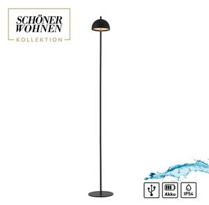 Schöner Wohnen 19245-18 - Lampada da terra LED dimmerabile BELLIS LED/2,5W/5V IP54 nera