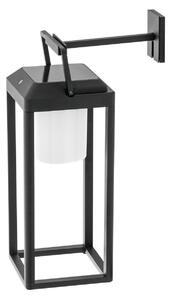 Lampade da esterno Lucande, Tilena, dimmerabile, Nero, Balcone, Alluminio, Moderno