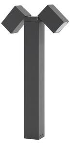 Lampade da esterno Lindby, Othil, dimmerabile, Grigio, Balcone, Alluminio, Moderno
