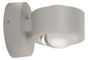 Schöner Wohnen 19331-39 - Lampada da parete LED CHIA 2xLED/2W/230V grigio