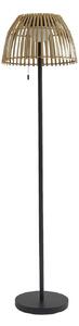 Lampade da esterno Lucande, Eligio, dimmerabile, Legno, Terrazza, Bambù, Boho