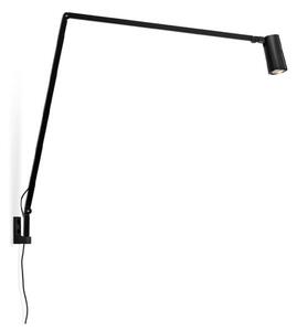 Applique da parete Nemo Lighting, dimmerabile, Nero, Studio / Ufficio, Alluminio