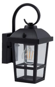 Lampade da esterno Lindby, Eloane, dimmerabile, Nero, Balcone, Acciaio inossidabile, Moderno