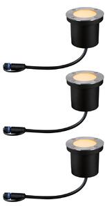 Lampade da esterno Paulmann, Bodeneinbauleuchte Basisset, Metallizzato, Metallo, Moderno