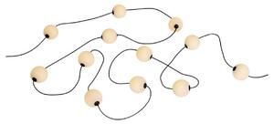 Ghirlande luminosa LOOM DESIGN, Misst Garland 12, Bianco, Terrazza, Plastica, Moderno