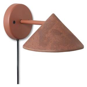 Applique da parete MATER, Marrone / Ruggine, Soggiorno, Plastica