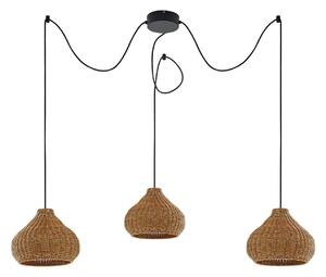 Lampade da esterno Lucande, Taniola, dimmerabile, Legno, Terrazza, Legno, Campagna / rustico