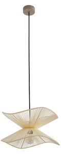 Lampade da esterno Lindby, Valdorin, dimmerabile, Beige, Terrazza, Tessuto / Tessile, Moderno