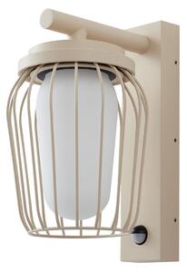 Lampade da esterno Lucande, Chandan, dimmerabile, Beige, Terrazza, Alluminio, Moderno