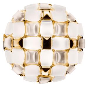 Applique da parete Slamp, Mida, dimmerabile, Dorato / Ottone, Soggiorno, Plastica, Design