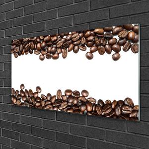 Quadro in vetro Cucina a chicchi di caffè 100x50 cm