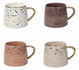 Tognana Des Arts Tazza Mug 34 Cl Set 4 Pz In Porcellana Colori Assortiti