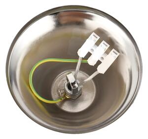 Lampadario a catena CRISTAL 5xE14/10W/230V nero/cromo opaco