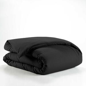 Copripiumino nero in cotone per letto singolo 140x200 cm Lina – douceur d'intérieur