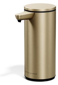 Dispenser per sapone automatico oro opaco in acciaio 266 ml – simplehuman
