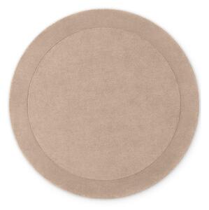 Tappeto rotondo beige in misto lana tessuto a mano ø 150 cm Kivi – Villeroy&Boch