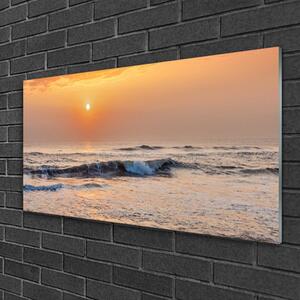 Quadro di vetro Paesaggio marino 100x50 cm