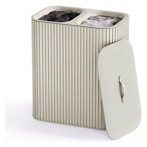 Cesta per il bucato beige in bambù 2x45 l Tota Luxe – Joseph Joseph