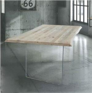 Mesa Atelier en madera maciza y cristal - Art. 809