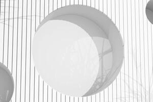 Fotografia Abstract modern conceptual monochrome white 3d, Iana Kunitsa, (40 x 26.7 cm)