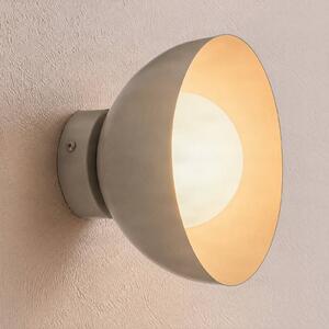 Applique da parete Bibi K1 EMIBIG LIGHTING, dimmerabile, Alluminio / Grigio / Zincato, Soggiorno / Sala da pranzo, Vetro, Moderno, Applique