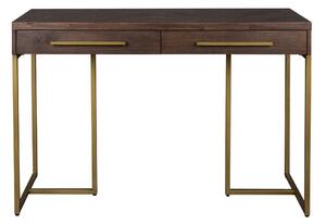 Tavolo consolle colore naturale scuro con effetto acacia 45x120 cm Class – Dutchbone