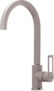 ELLECI Rubinetto Cucina Miscelatore Lavello Monocomando in Granitek colore Tortora G43 - MGKBRI43 Bridge