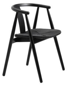 Sedia da pranzo nera Relate - Unique Furniture