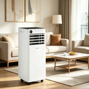 Costway Climatizzatore portatile 4 in 1 con raffreddamento, Condizionatore portatile 8000 BTU
