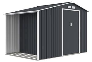 Skagen casa degli attrezzi in metallo con legnaia 2,8 x 1,9 m Store Boss antracite