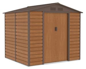 Casa degli attrezzi in metallo Lahti 2,1 x 1,9 m Negozio Boss in legno