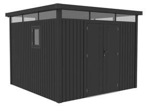 Capanno per attrezzi in metallo Falun 2,9 x 2,9 m CoverTech antracite