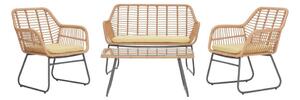 Mobili da giardino in technorattan Kreta Garden Point beige