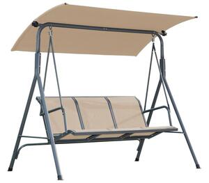 Dondolo da giardino in metallo Florence Garden Point beige