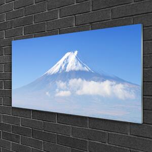 Quadro in vetro Montagne Nuvola Cielo Paesaggio 100x50 cm