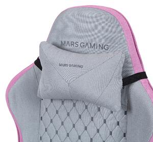 Mars Gaming MGCXFSPK, sedia da gaming per computer, capacità massima 120 kg, seduta imbottita, schienale imbottito, altezza 190 cm, colore nero