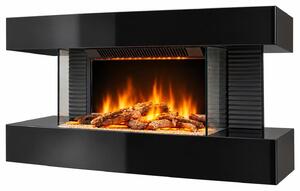 Stufa elettrica da parete - 2000 W - Bianca - Controllo LCD