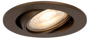 Faretto da incasso Smart Bronzo Scuro Inclinabile Incl. Wifi GU10 50mm - Cisco