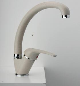 Rubinetto da cucina PAINI 42AS570, monoblocco, con bocchetta a collo di cigno regolabile