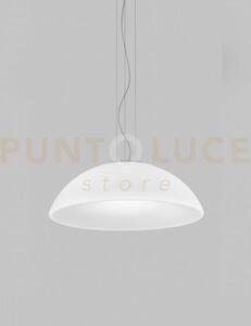 Infinita sospensione 70 bianco satinato e bianco opaco 5 luci attac