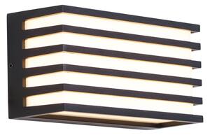 Lampada da Parete Moderna da Esterno Nera incl. LED IP65 - Jail