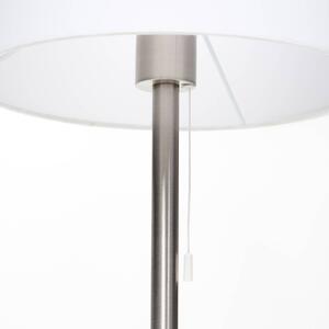Lampada da tavolo Alomira di Lindby, 52 cm, nichel