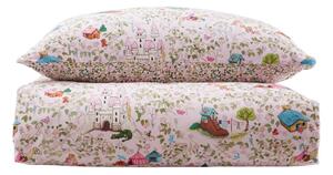 Set copripiumino e federa da bambini rosa in cotone per culla 120x150 cm Fairytale – Belle & Boo