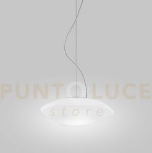 Modulor sospensione m bianco satinato e bianco opaco 1 luce attacco