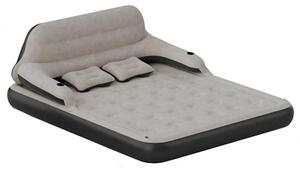 Divano gonfiabile a due posti - Materasso ad aria 203x183x72 cm - Forma a L - Schienale rimovibile - Superficie rivestita in floccato - Capacità di carico: 300 kg - Ideale per campeggio e uso domestico