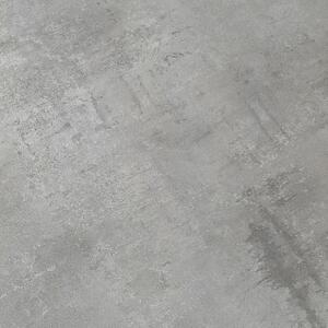 Tavolo FORTE DEI MARMI grigio cemento allungabile con base bianca 140×90 cm – 220×90 cm